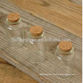 20ml small mini glass bottles with cork wholesales